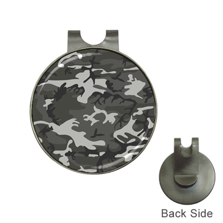 Camouflage Hat Clips with Golf Markers