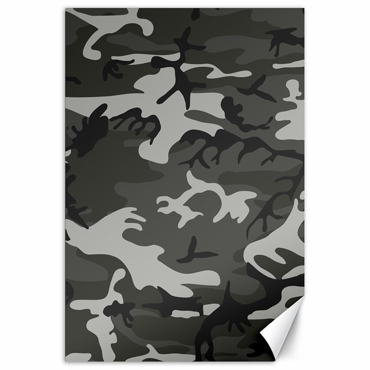 Camouflage Canvas 20  x 30 