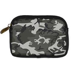 Camouflage Digital Camera Leather Case