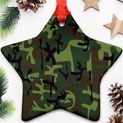 Camouflage-1 Ornament (star) by nateshop