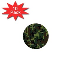 Camouflage-1 1  Mini Buttons (10 Pack)  by nateshop