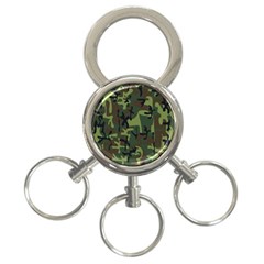 Camouflage-1 3-ring Key Chain by nateshop