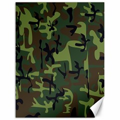 Camouflage-1 Canvas 12  X 16  by nateshop