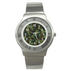 Camouflage-1 Stainless Steel Watch by nateshop