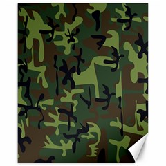 Camouflage-1 Canvas 16  X 20  by nateshop