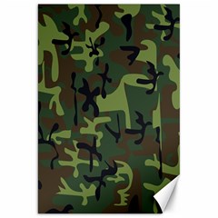 Camouflage-1 Canvas 20  X 30  by nateshop