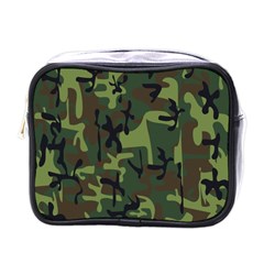 Camouflage-1 Mini Toiletries Bag (one Side) by nateshop