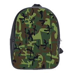 Camouflage-1 School Bag (large) by nateshop