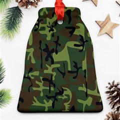 Camouflage-1 Bell Ornament (two Sides) by nateshop