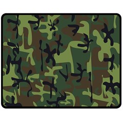 Camouflage-1 Fleece Blanket (medium)  by nateshop