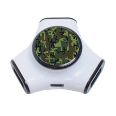 Camouflage-1 3-port Usb Hub by nateshop