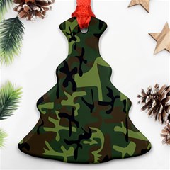 Camouflage-1 Christmas Tree Ornament (two Sides) by nateshop