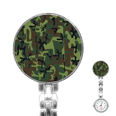 Camouflage-1 Stainless Steel Nurses Watch by nateshop