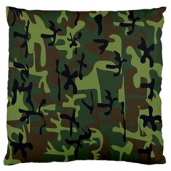 Camouflage-1 Large Flano Cushion Case (two Sides) by nateshop