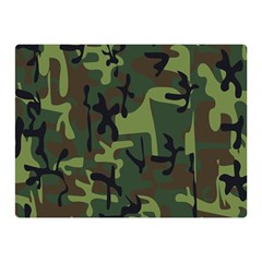 Camouflage-1 Double Sided Flano Blanket (mini)  by nateshop