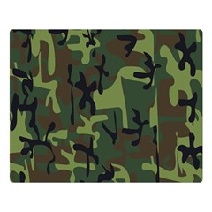 Camouflage-1 Double Sided Flano Blanket (large)  by nateshop