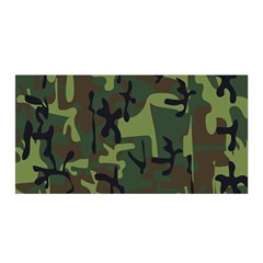 Camouflage-1 Satin Wrap 35  X 70  by nateshop