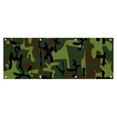 Camouflage-1 Banner And Sign 8  X 3  by nateshop