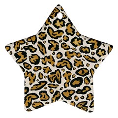 Cheetah Star Ornament (two Sides) by nateshop