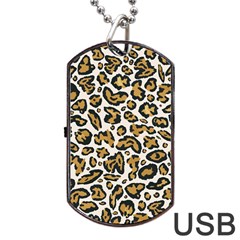 Cheetah Dog Tag Usb Flash (two Sides) by nateshop