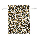 Cheetah  Lightweight Drawstring Pouch (XL) Back