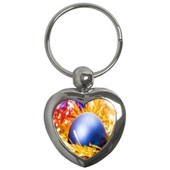 Christmas Decoration 10 Key Chain (heart) by artworkshop