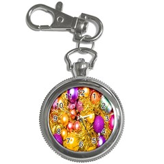 Christmas Decoration Ball 2 Key Chain Watches by artworkshop