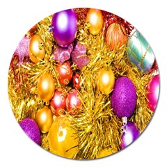 Christmas Decoration Ball 2 Magnet 5  (round) by artworkshop