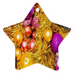 Christmas Decoration Ball 2 Star Ornament (two Sides) by artworkshop