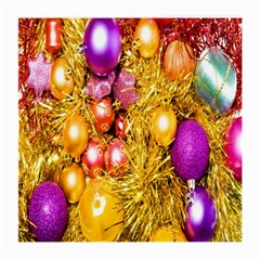 Christmas Decoration Ball 2 Medium Glasses Cloth (2 Sides) by artworkshop