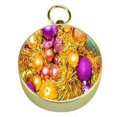 Christmas Decoration Ball 2 Gold Compasses