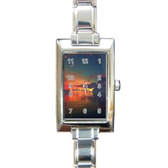 Digital Art Artwork Fantasy Landscape Sky Nature Rectangle Italian Charm Watch