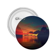 Digital Art Artwork Fantasy Landscape Sky Nature 2.25  Buttons