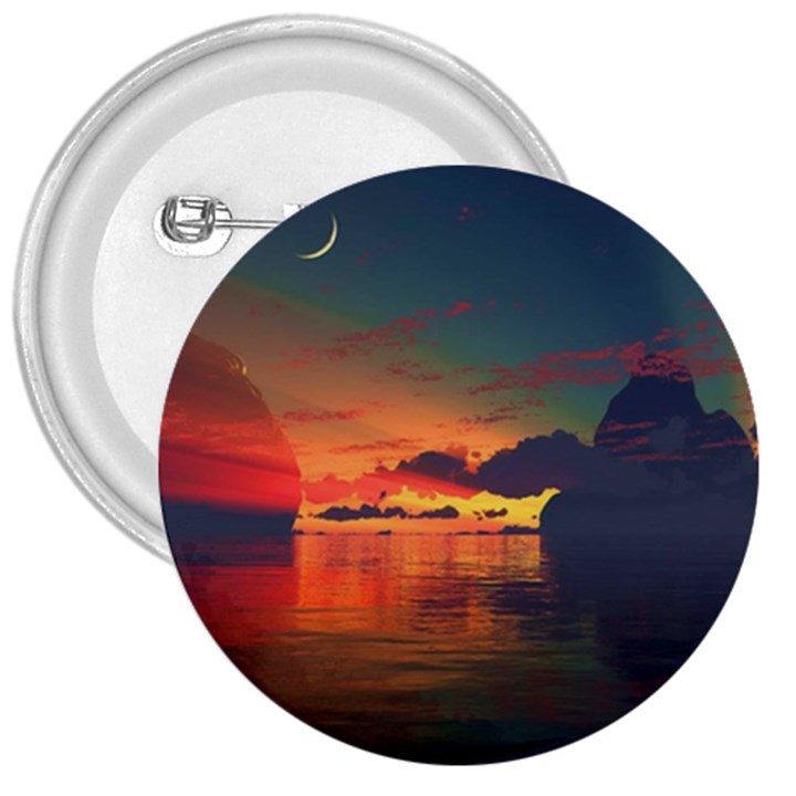 Digital Art Artwork Fantasy Landscape Sky Nature 3  Buttons