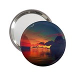 Digital Art Artwork Fantasy Landscape Sky Nature 2.25  Handbag Mirrors Front