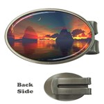 Digital Art Artwork Fantasy Landscape Sky Nature Money Clips (Oval)  Front