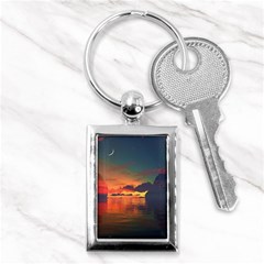 Digital Art Artwork Fantasy Landscape Sky Nature Key Chain (Rectangle)