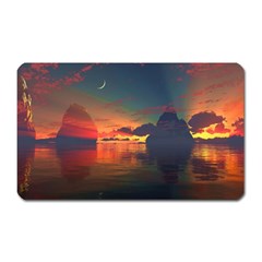 Digital Art Artwork Fantasy Landscape Sky Nature Magnet (Rectangular)