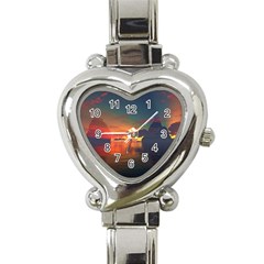 Digital Art Artwork Fantasy Landscape Sky Nature Heart Italian Charm Watch