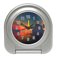 Digital Art Artwork Fantasy Landscape Sky Nature Travel Alarm Clock