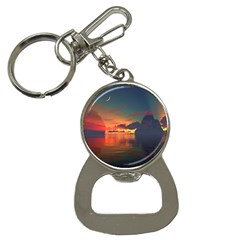 Digital Art Artwork Fantasy Landscape Sky Nature Bottle Opener Key Chain