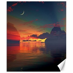 Digital Art Artwork Fantasy Landscape Sky Nature Canvas 20  x 24 