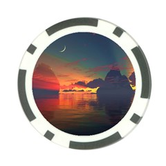 Digital Art Artwork Fantasy Landscape Sky Nature Poker Chip Card Guard