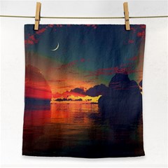 Digital Art Artwork Fantasy Landscape Sky Nature Face Towel