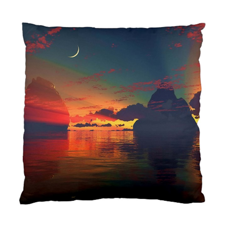 Digital Art Artwork Fantasy Landscape Sky Nature Standard Cushion Case (One Side)