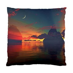 Digital Art Artwork Fantasy Landscape Sky Nature Standard Cushion Case (Two Sides)