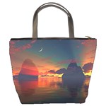 Digital Art Artwork Fantasy Landscape Sky Nature Bucket Bag Back