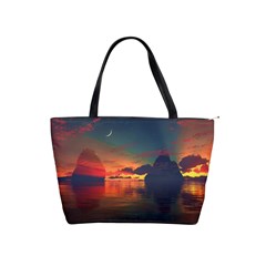 Digital Art Artwork Fantasy Landscape Sky Nature Classic Shoulder Handbag