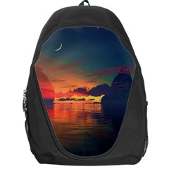 Digital Art Artwork Fantasy Landscape Sky Nature Backpack Bag