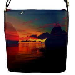 Digital Art Artwork Fantasy Landscape Sky Nature Flap Closure Messenger Bag (S)